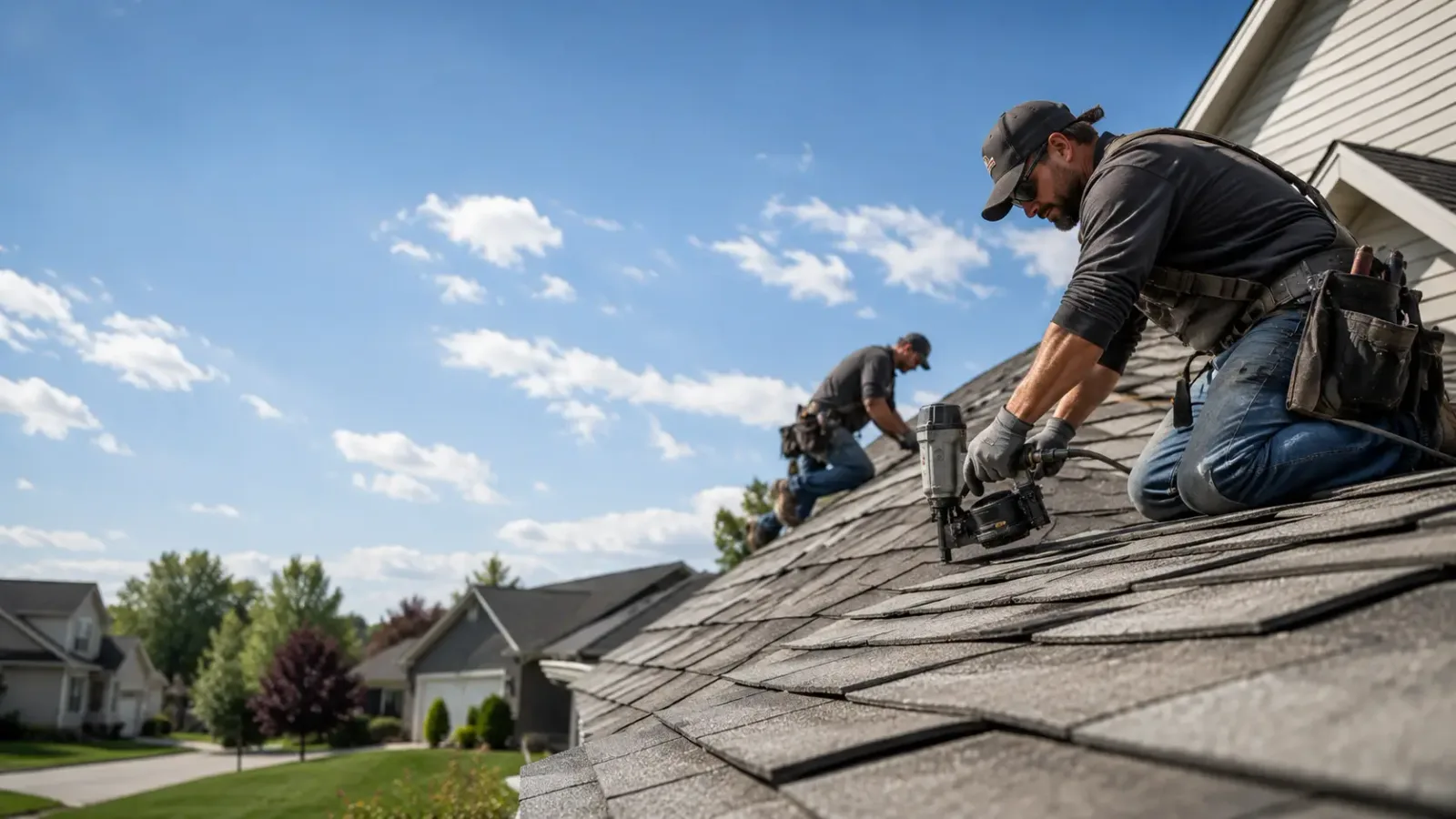 Storm Damage Roof Repair in Calvin, PA near me